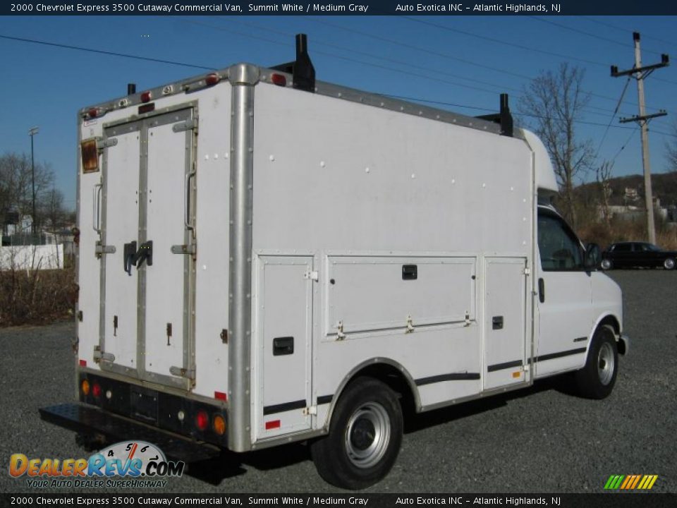 2000 Chevrolet Express 3500 Cutaway Commercial Van Summit White / Medium Gray Photo #3