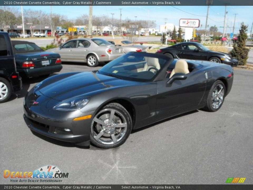 2010 Chevrolet Corvette Convertible Cyber Gray Metallic / Cashmere Photo #1