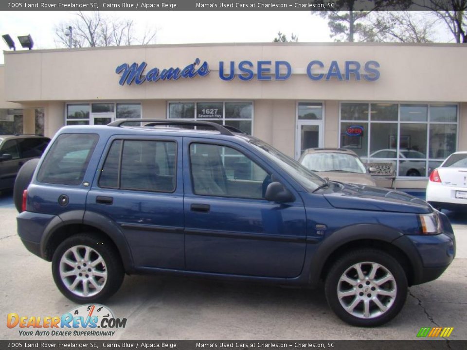 2005 Land Rover Freelander SE Cairns Blue / Alpaca Beige Photo #1