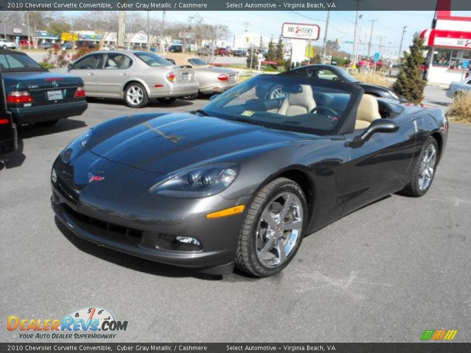 2010 Chevrolet Corvette Convertible Cyber Gray Metallic / Cashmere Photo #6