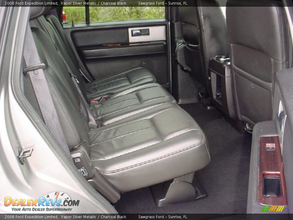 2008 Ford Expedition Limited Vapor Silver Metallic / Charcoal Black Photo #13