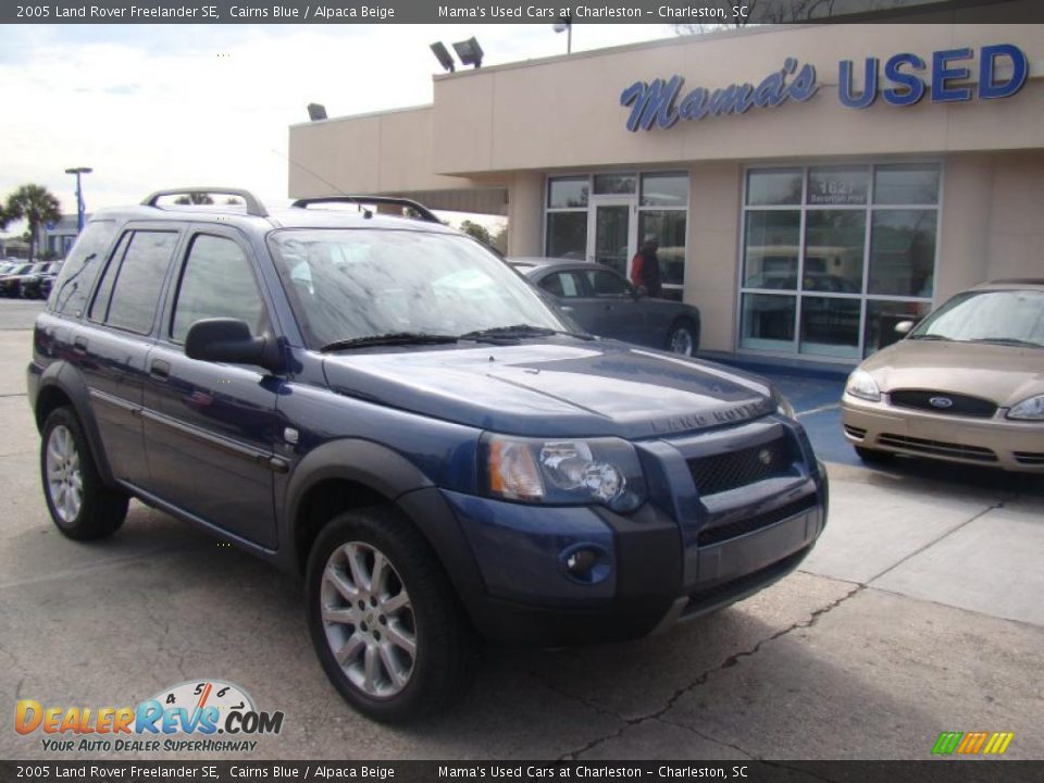 2005 Land Rover Freelander SE Cairns Blue / Alpaca Beige Photo #2