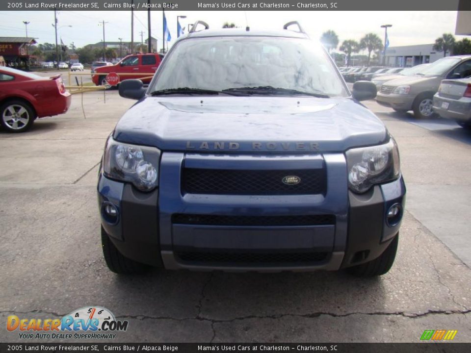 2005 Land Rover Freelander SE Cairns Blue / Alpaca Beige Photo #3