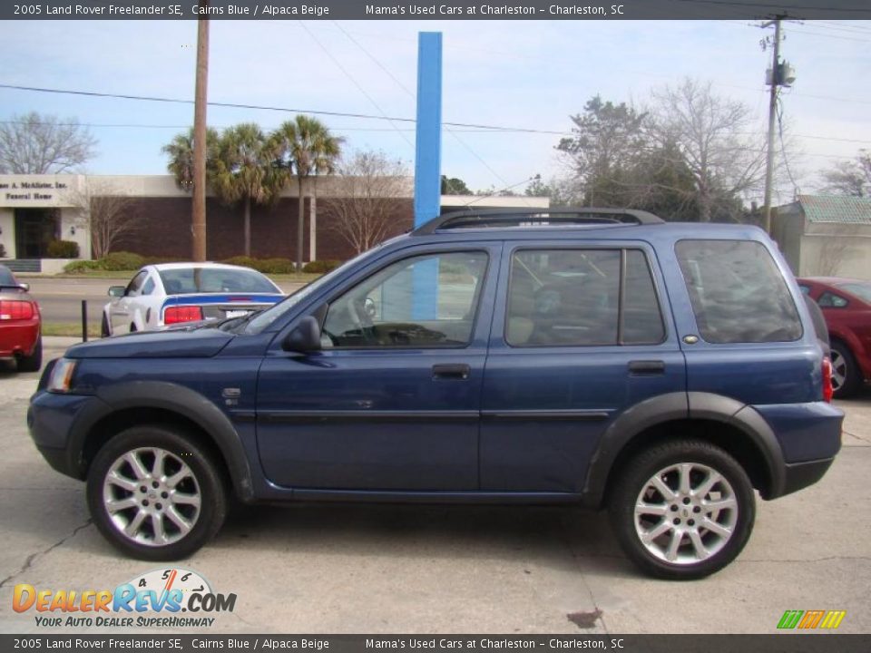 2005 Land Rover Freelander SE Cairns Blue / Alpaca Beige Photo #5