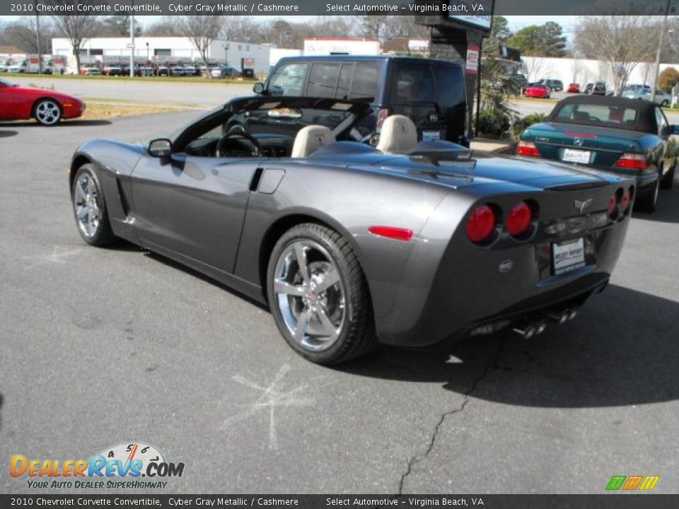 2010 Chevrolet Corvette Convertible Cyber Gray Metallic / Cashmere Photo #9