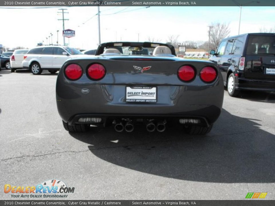 2010 Chevrolet Corvette Convertible Cyber Gray Metallic / Cashmere Photo #11