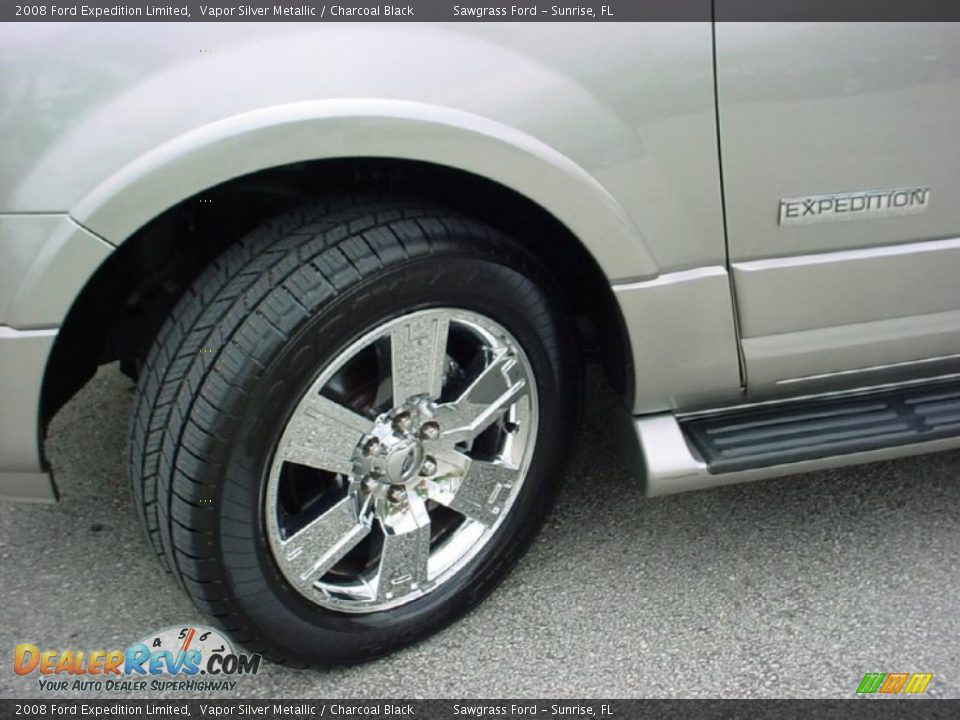 2008 Ford Expedition Limited Vapor Silver Metallic / Charcoal Black Photo #18