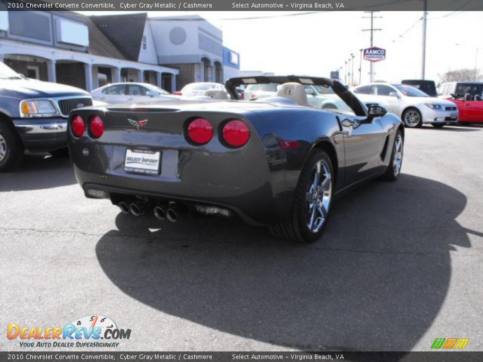 2010 Chevrolet Corvette Convertible Cyber Gray Metallic / Cashmere Photo #13