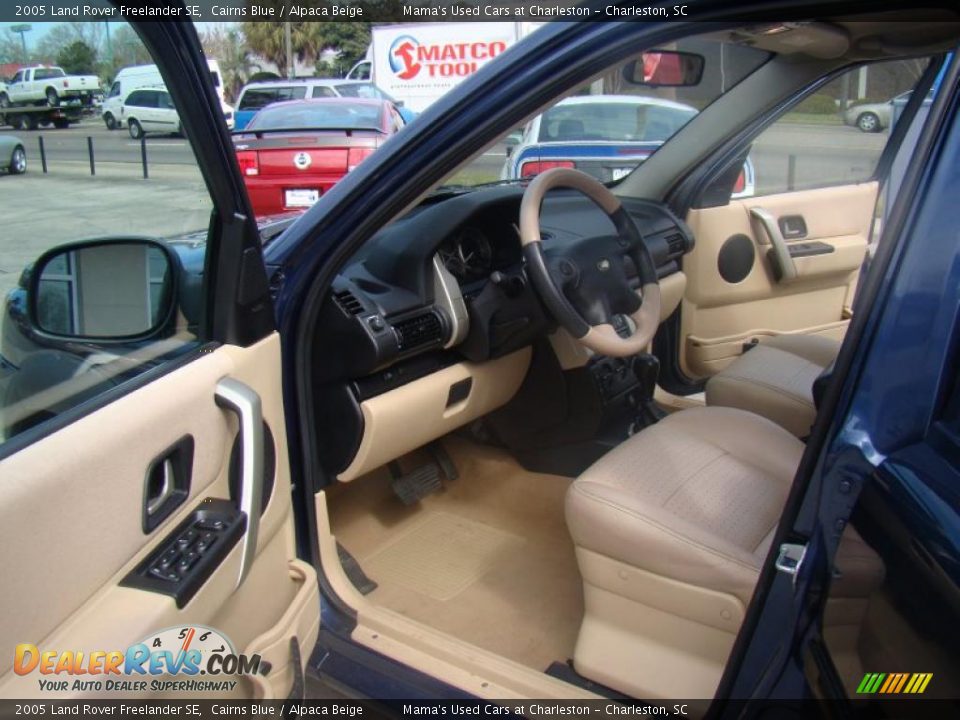2005 Land Rover Freelander SE Cairns Blue / Alpaca Beige Photo #9