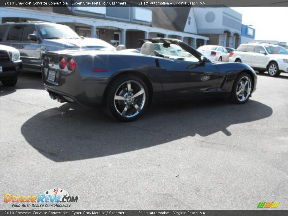 2010 Chevrolet Corvette Convertible Cyber Gray Metallic / Cashmere Photo #14