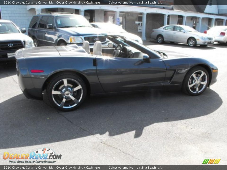 2010 Chevrolet Corvette Convertible Cyber Gray Metallic / Cashmere Photo #15