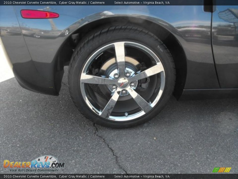 2010 Chevrolet Corvette Convertible Cyber Gray Metallic / Cashmere Photo #16