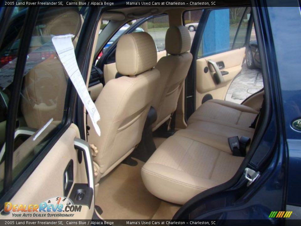 2005 Land Rover Freelander SE Cairns Blue / Alpaca Beige Photo #12
