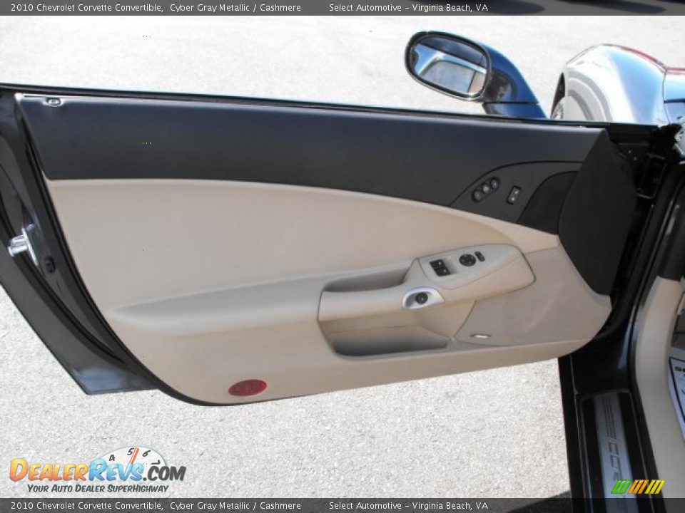 2010 Chevrolet Corvette Convertible Cyber Gray Metallic / Cashmere Photo #18