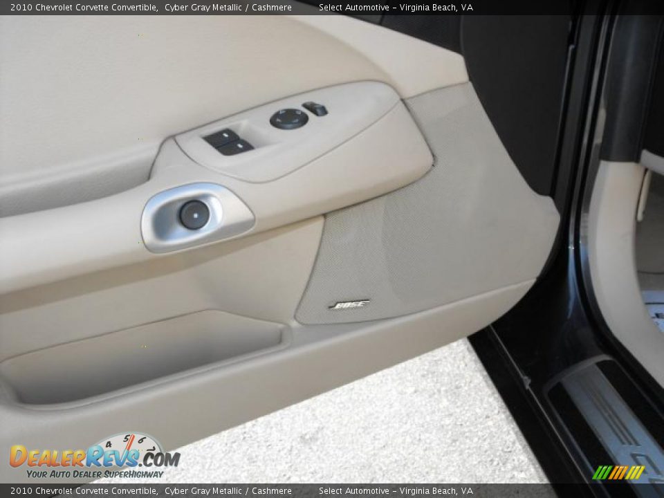 2010 Chevrolet Corvette Convertible Cyber Gray Metallic / Cashmere Photo #19