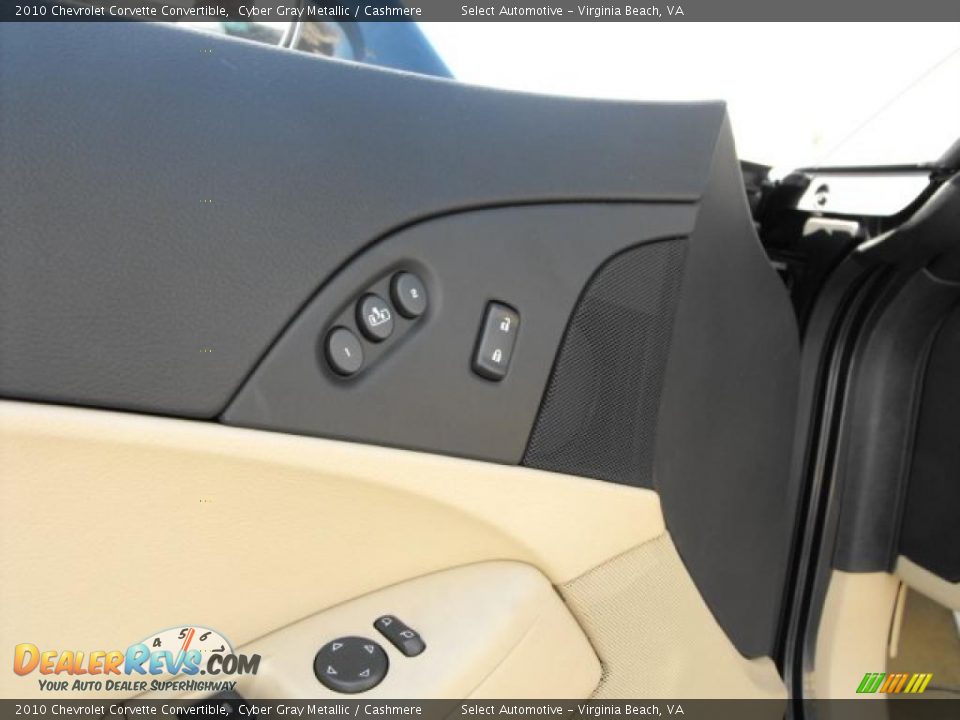2010 Chevrolet Corvette Convertible Cyber Gray Metallic / Cashmere Photo #20
