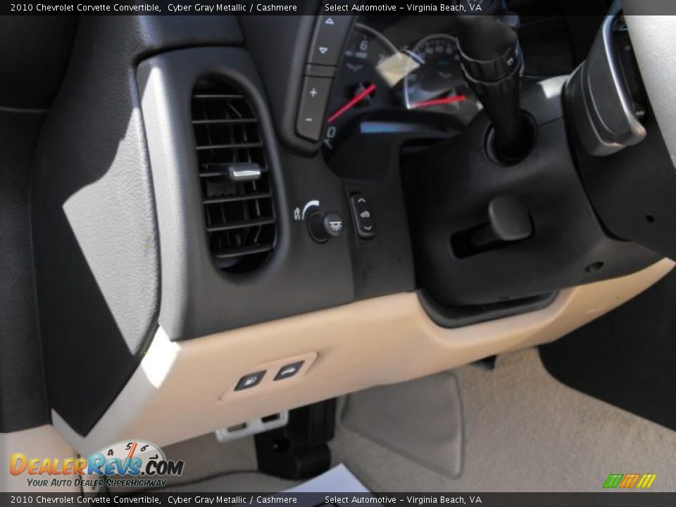 2010 Chevrolet Corvette Convertible Cyber Gray Metallic / Cashmere Photo #21