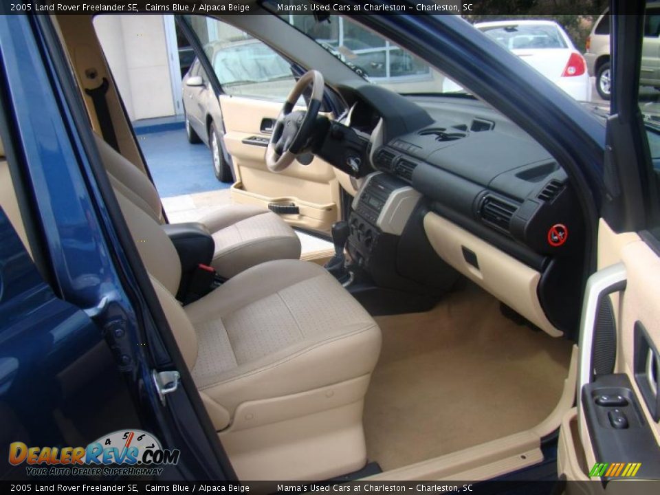 2005 Land Rover Freelander SE Cairns Blue / Alpaca Beige Photo #16