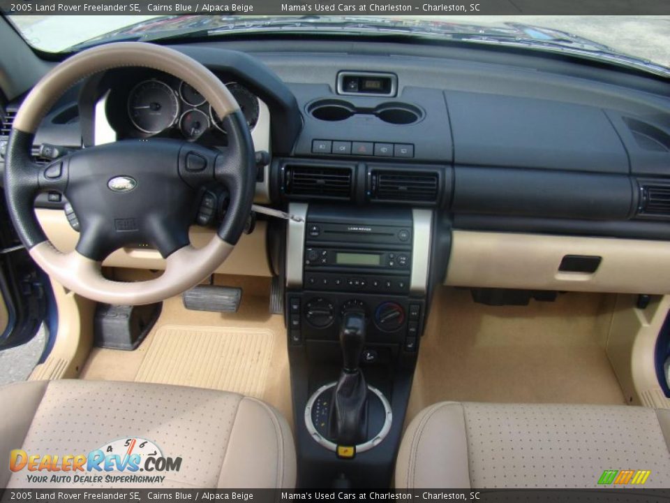 2005 Land Rover Freelander SE Cairns Blue / Alpaca Beige Photo #18