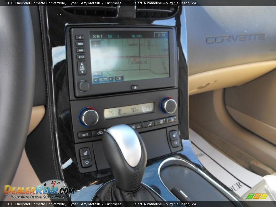2010 Chevrolet Corvette Convertible Cyber Gray Metallic / Cashmere Photo #26