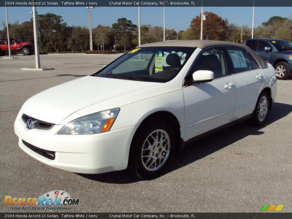 2004 Honda Accord LX Sedan Taffeta White / Ivory Photo #1