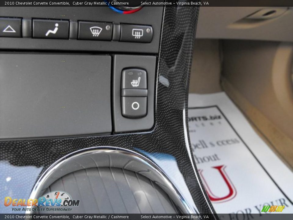 2010 Chevrolet Corvette Convertible Cyber Gray Metallic / Cashmere Photo #29