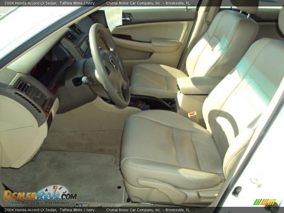 2004 Honda Accord LX Sedan Taffeta White / Ivory Photo #4