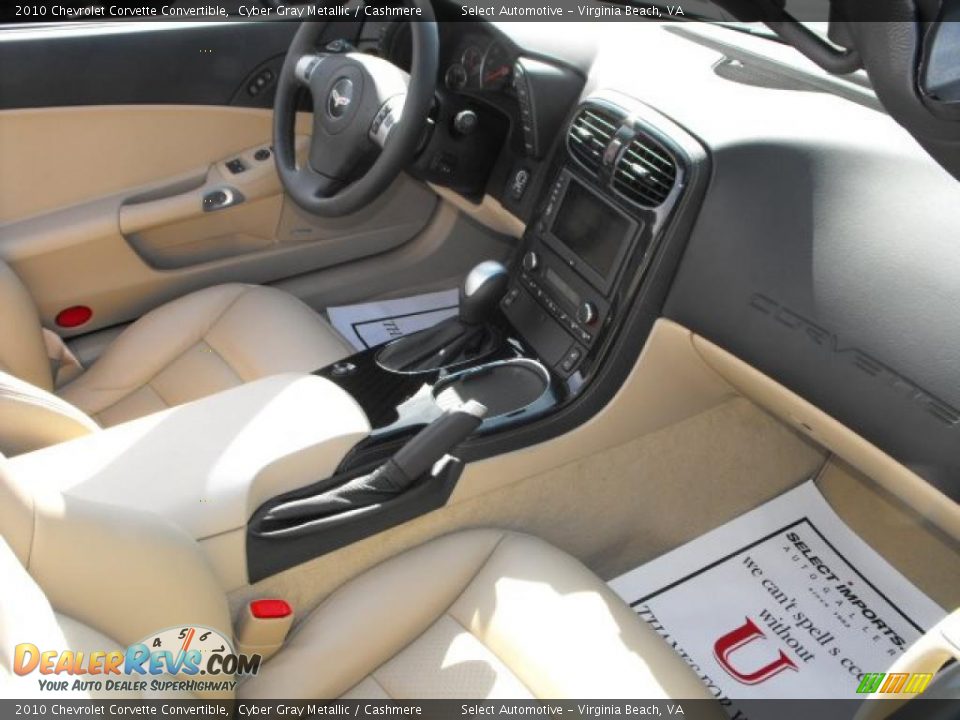 2010 Chevrolet Corvette Convertible Cyber Gray Metallic / Cashmere Photo #31