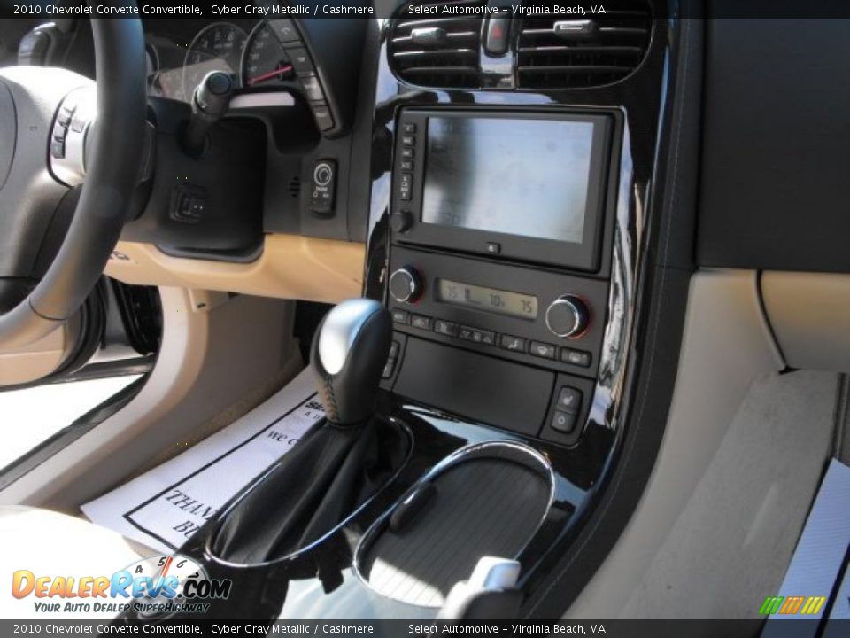 2010 Chevrolet Corvette Convertible Cyber Gray Metallic / Cashmere Photo #36