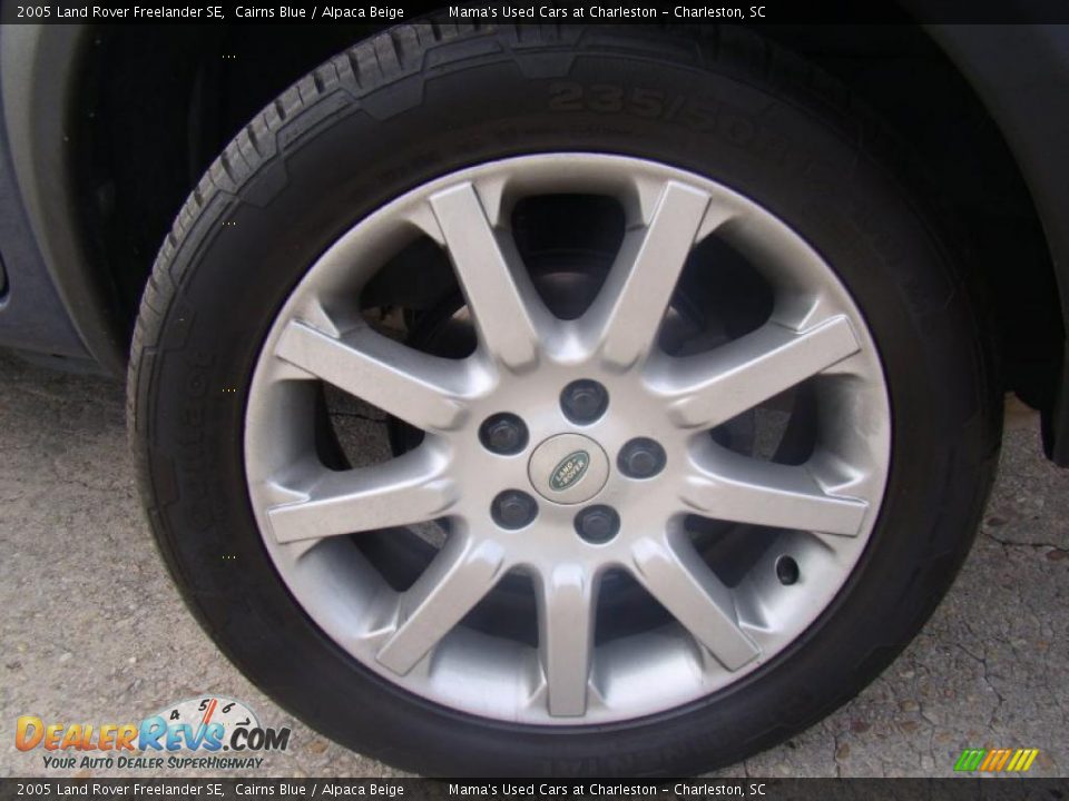 2005 Land Rover Freelander SE Cairns Blue / Alpaca Beige Photo #32