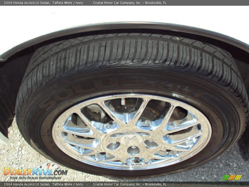 2004 Honda Accord LX Sedan Taffeta White / Ivory Photo #14