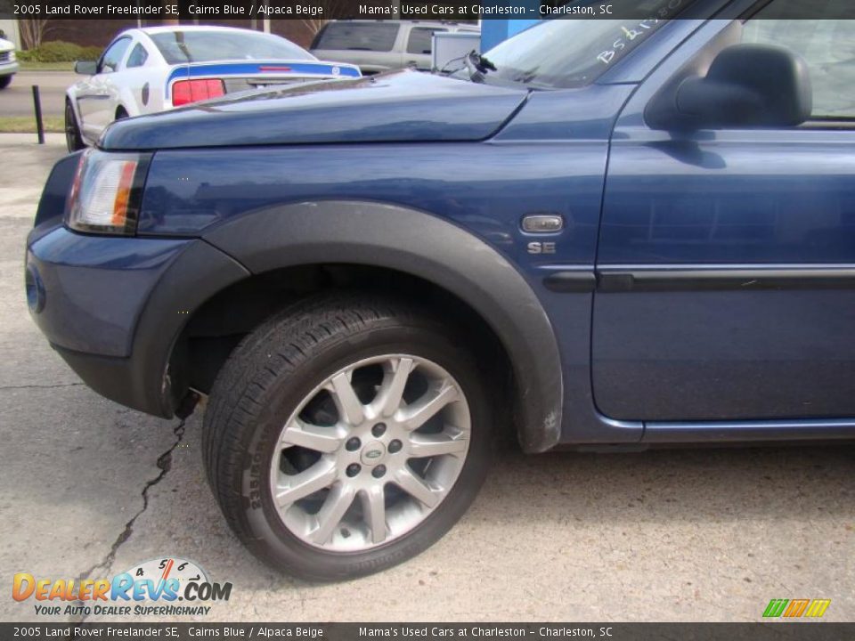 2005 Land Rover Freelander SE Cairns Blue / Alpaca Beige Photo #35