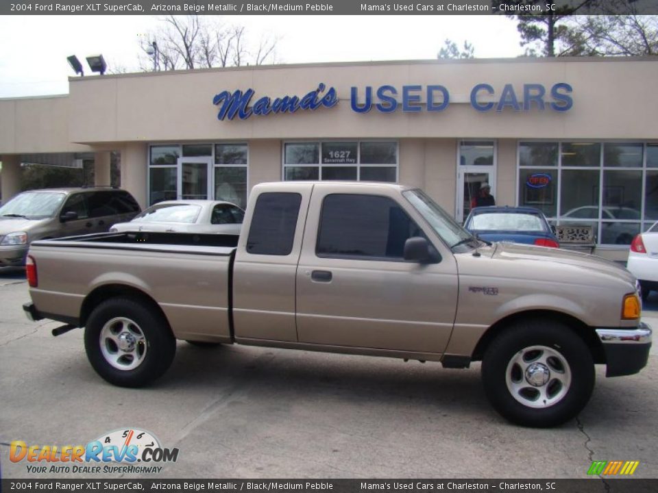 2004 Ford Ranger XLT SuperCab Arizona Beige Metallic / Black/Medium Pebble Photo #1