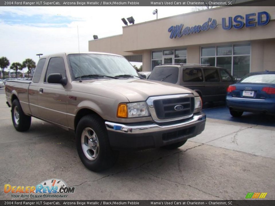 2004 Ford Ranger XLT SuperCab Arizona Beige Metallic / Black/Medium Pebble Photo #2