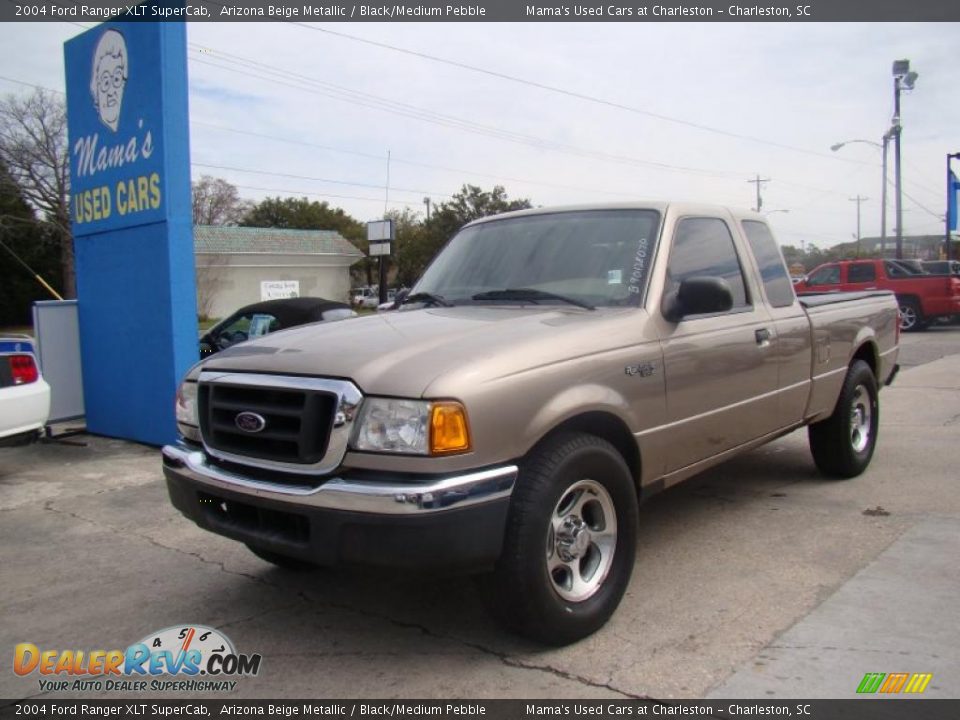 2004 Ford Ranger XLT SuperCab Arizona Beige Metallic / Black/Medium Pebble Photo #4
