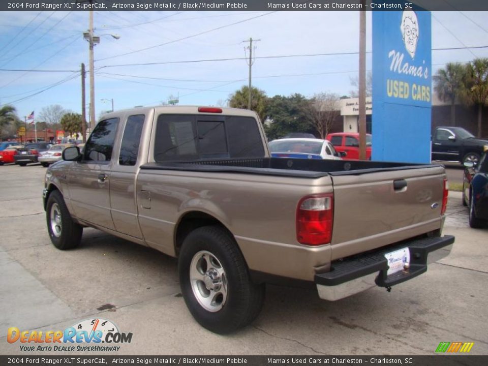 2004 Ford Ranger XLT SuperCab Arizona Beige Metallic / Black/Medium Pebble Photo #6
