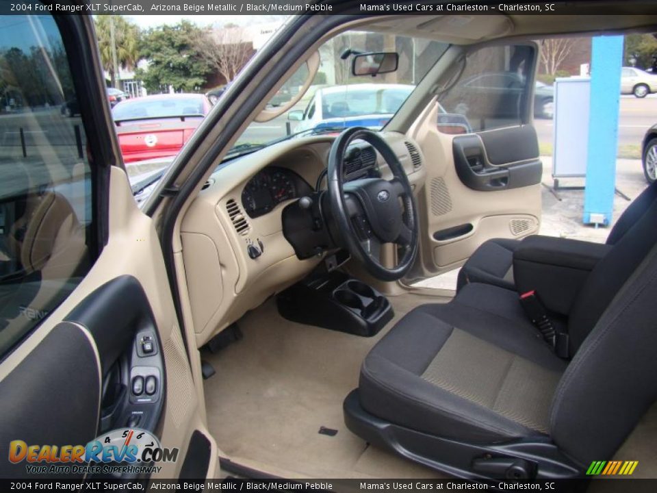 2004 Ford Ranger XLT SuperCab Arizona Beige Metallic / Black/Medium Pebble Photo #9
