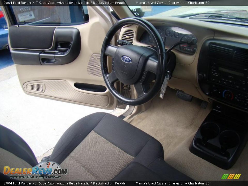 2004 Ford Ranger XLT SuperCab Arizona Beige Metallic / Black/Medium Pebble Photo #16