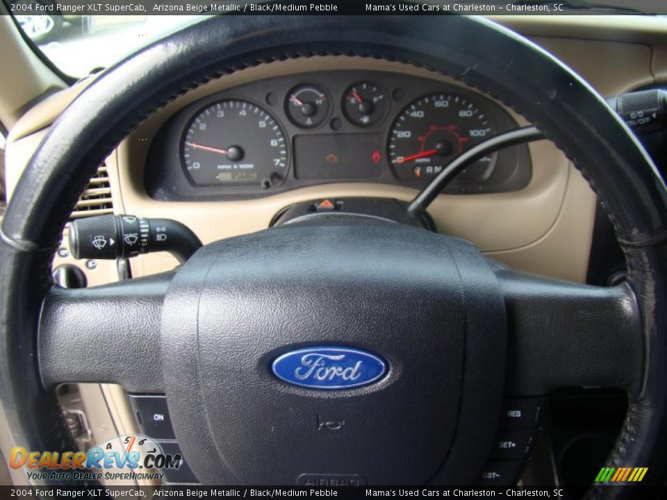 2004 Ford Ranger XLT SuperCab Arizona Beige Metallic / Black/Medium Pebble Photo #21