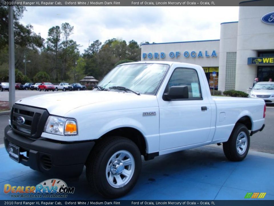 2010 Ford Ranger XL Regular Cab Oxford White / Medium Dark Flint Photo #1
