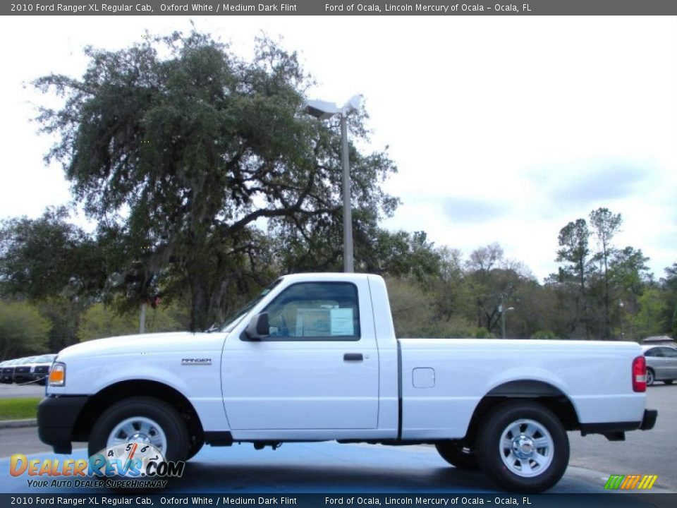 2010 Ford Ranger XL Regular Cab Oxford White / Medium Dark Flint Photo #2