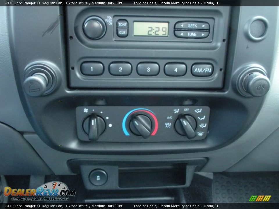2010 Ford Ranger XL Regular Cab Oxford White / Medium Dark Flint Photo #8