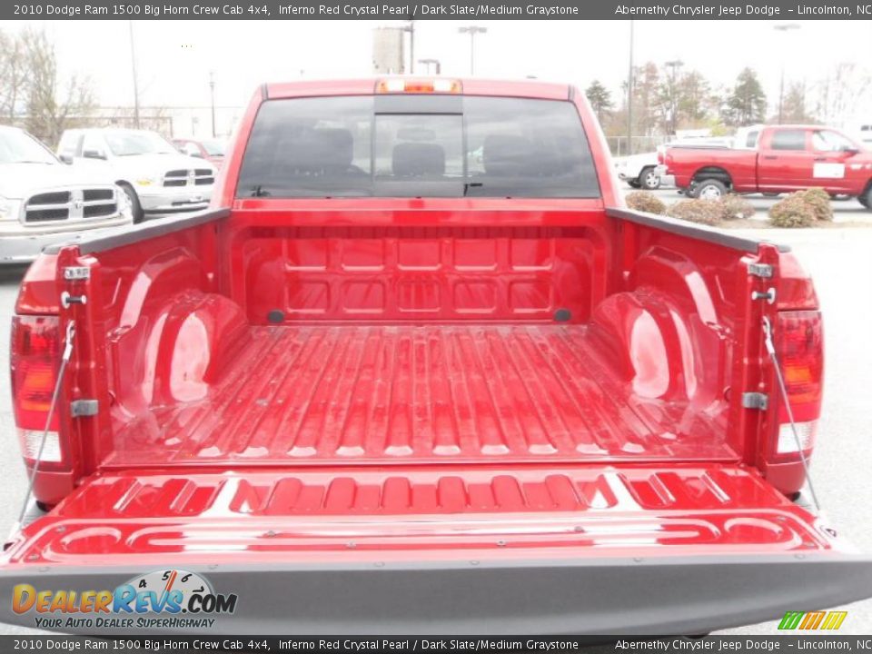 2010 Dodge Ram 1500 Big Horn Crew Cab 4x4 Inferno Red Crystal Pearl / Dark Slate/Medium Graystone Photo #4