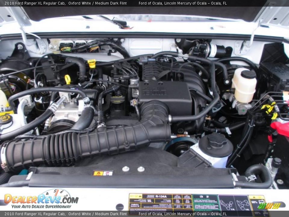 2010 Ford Ranger XL Regular Cab Oxford White / Medium Dark Flint Photo #10