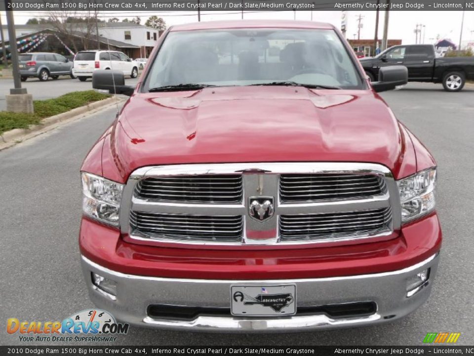 2010 Dodge Ram 1500 Big Horn Crew Cab 4x4 Inferno Red Crystal Pearl / Dark Slate/Medium Graystone Photo #7