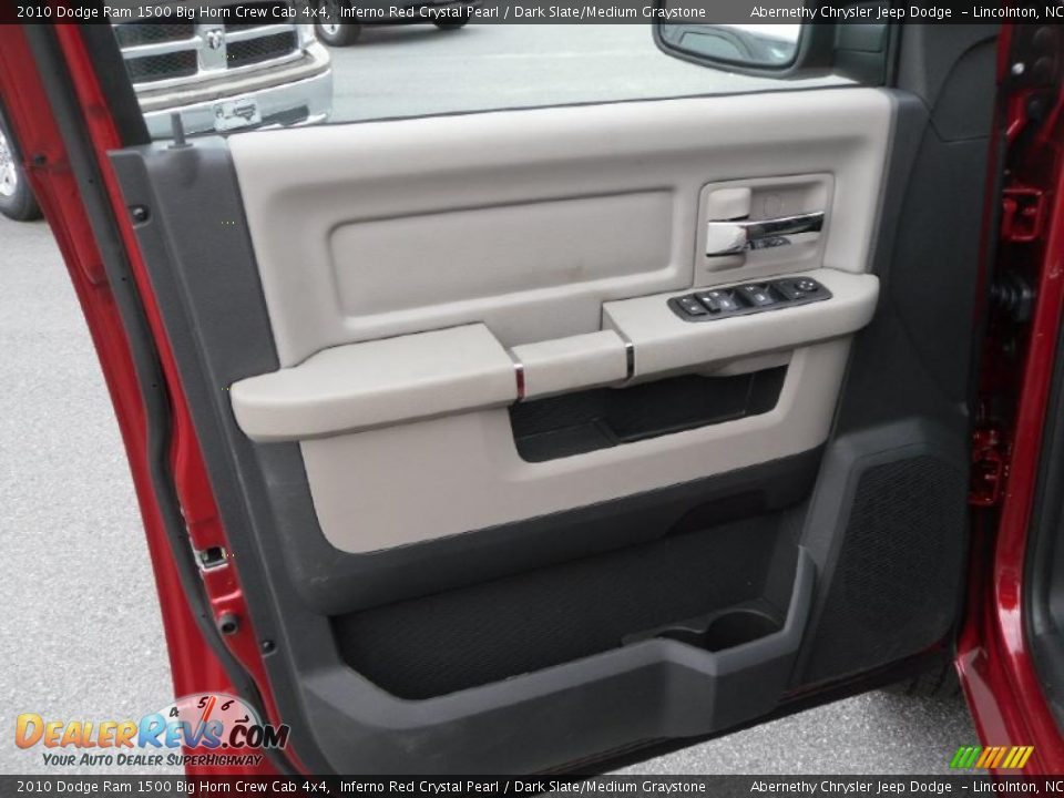 2010 Dodge Ram 1500 Big Horn Crew Cab 4x4 Inferno Red Crystal Pearl / Dark Slate/Medium Graystone Photo #8