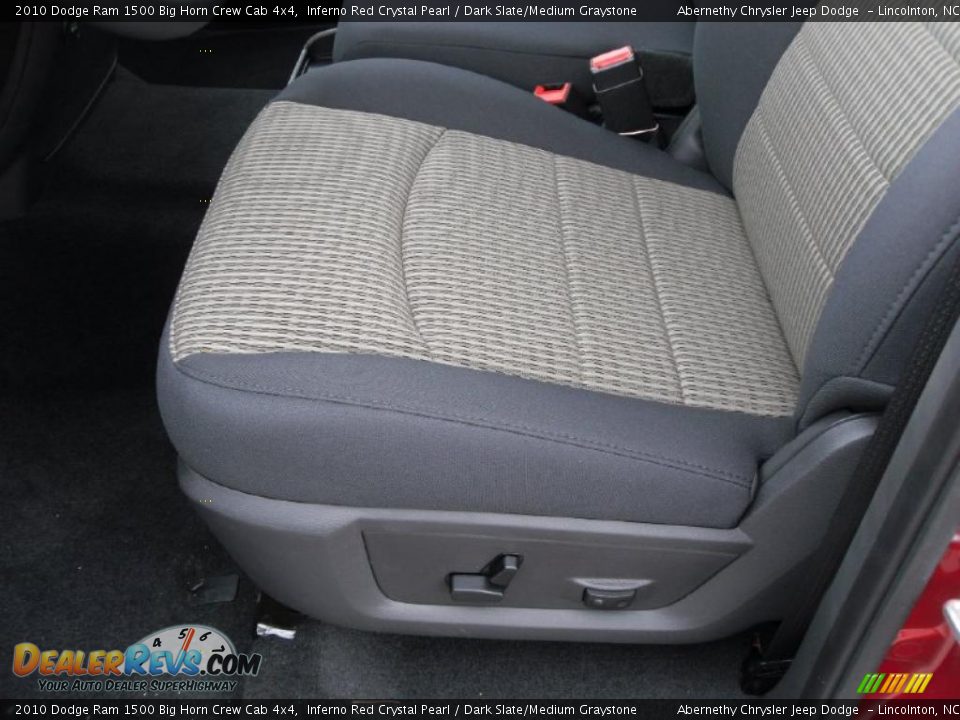2010 Dodge Ram 1500 Big Horn Crew Cab 4x4 Inferno Red Crystal Pearl / Dark Slate/Medium Graystone Photo #9