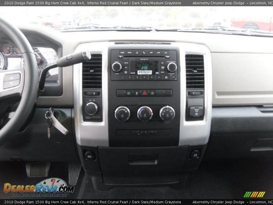 2010 Dodge Ram 1500 Big Horn Crew Cab 4x4 Inferno Red Crystal Pearl / Dark Slate/Medium Graystone Photo #15