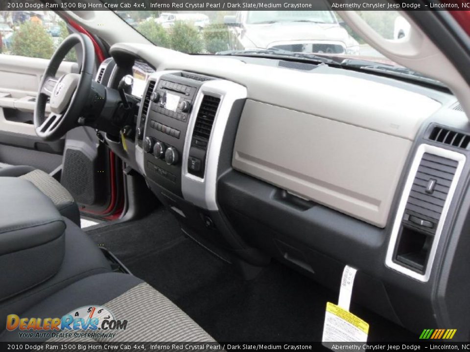 2010 Dodge Ram 1500 Big Horn Crew Cab 4x4 Inferno Red Crystal Pearl / Dark Slate/Medium Graystone Photo #18