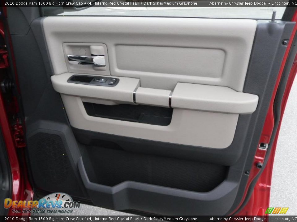 2010 Dodge Ram 1500 Big Horn Crew Cab 4x4 Inferno Red Crystal Pearl / Dark Slate/Medium Graystone Photo #19